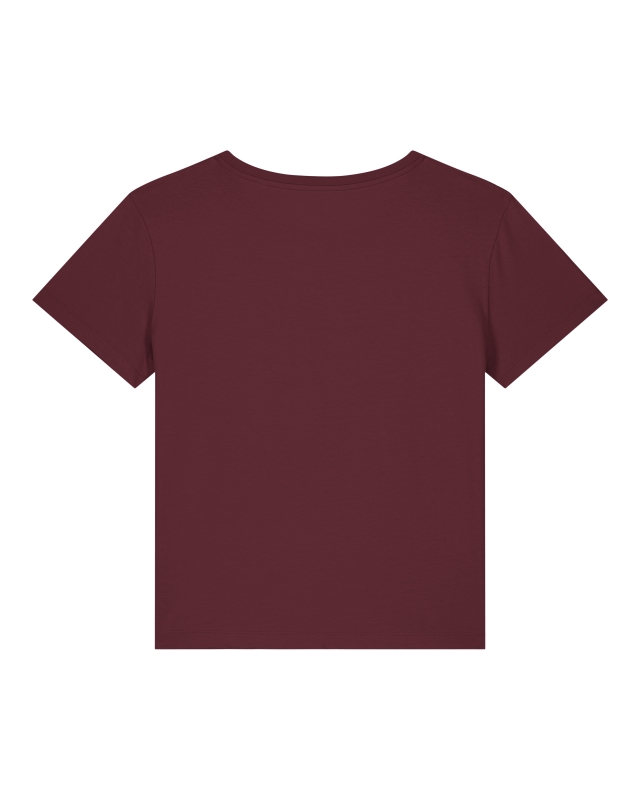 Paperboat Damen T-Shirt aus Biobaumwolle - Burgundy